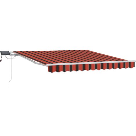 Maison Exclusive - Tenda Retrattile arancione e marrone 300 x 250 cm