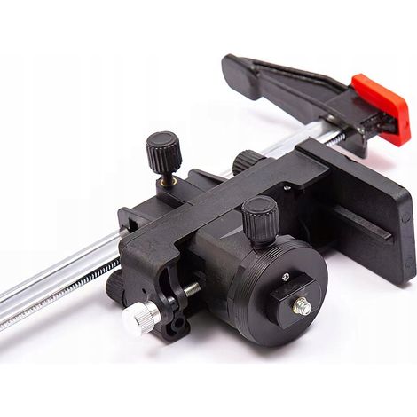 Abrazadera de carpintero Joka de 300 x 75 mm con soporte para nivel de burbuja (1/5)
