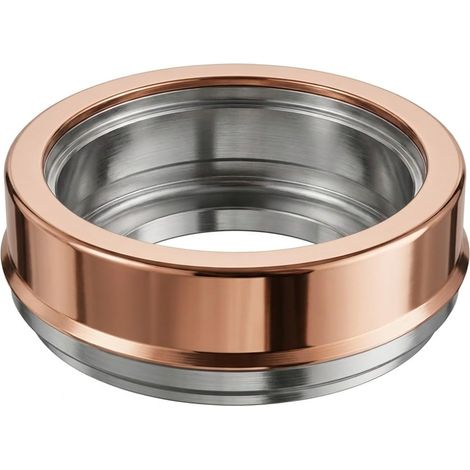 MAKA Tappo Cieco Canna Fumaria Doppia Parete Aria Inox Rame Ø 350 mm (esterno 400) (1/5)
