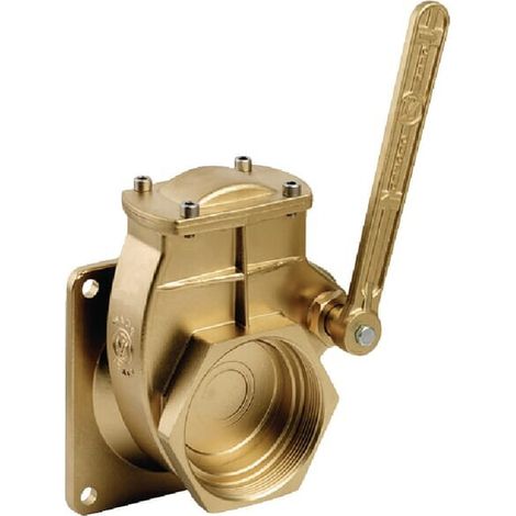 Hebelschieber mit 1 Flansch 6" mit Innengewinde MZ 6000035 (1/2)