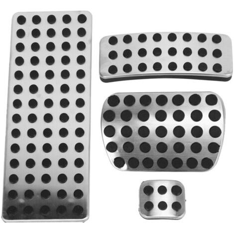 Pair Jeu de pédales de remplacement pour Mercedes-Benz W176 W245, Transmission automatique, pédale d'accélérateur de frein en acier inoxydable (1/4)