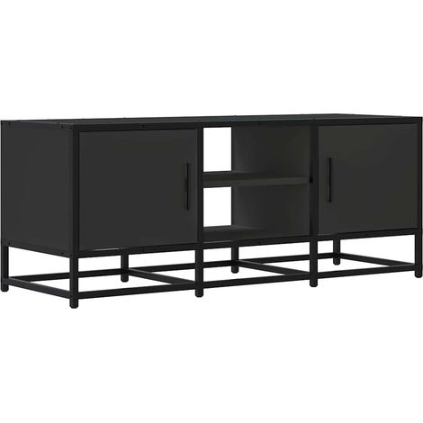 Maison Exclusive - TV-Schrank Schwarz 100x35x41 cm Holzwerkstoff (1/5)