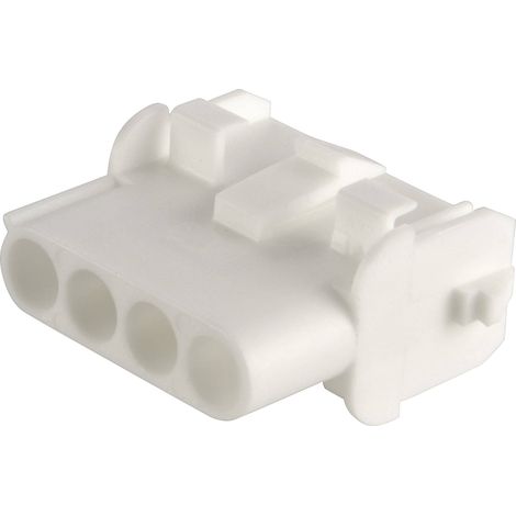 TE Connectivity Boîtier femelle pour câble série Universal-MATE-N-LOK Nbr total de pôles 4 Pas: 6.35 mm 350780-1 1 pc(s) D10889