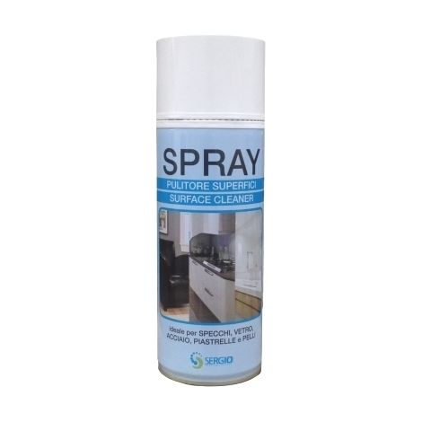 Pulitore multiuso universale per piastrelle/vetri/acciaio e pelli spray 520ml