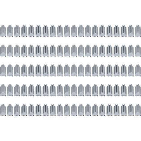 100 pièces Bornier rail DIN 2 étages 2 entrées 2 sorties 32A 500V UKK-3 (1/5)