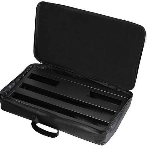 Koffer für Gitarreneffektpedale, Hartschalenkoffer für Pedalboards, Tragetasche für Pedale mit verstärktem Schutz, geeignet für Effektpedale und Zubehör, kompaktes und leichtes Design (1/5)