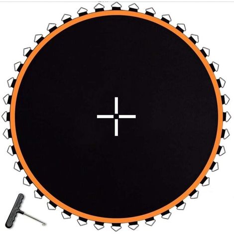 Tapis De Saut De Remplacement Imperméable Anti-UV 2,4 M Pour Trampoline À Cadre Rond (1/4)