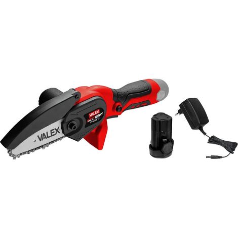 Ébrancheur à chaîne sans fil Valex "P-MSB 12" barre de 9,5 cm 12V 1,3Ah (1/4)