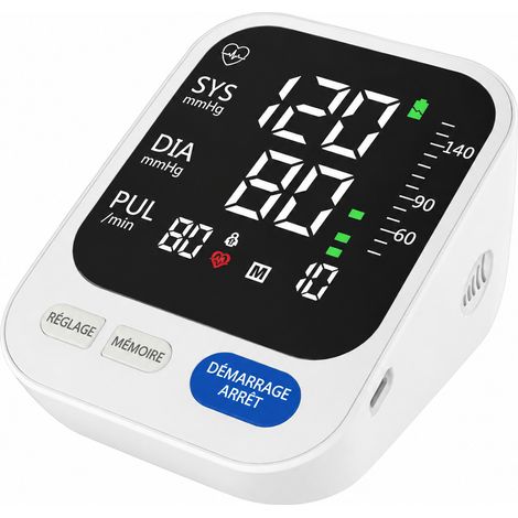 Tensiomètre de bras électronique rechargeable HSYL-XY06-B écran LED et annonce vocale noir hsyl-xy06-b 25 × 25 × 5 cm 500 g – Livraison gratuite