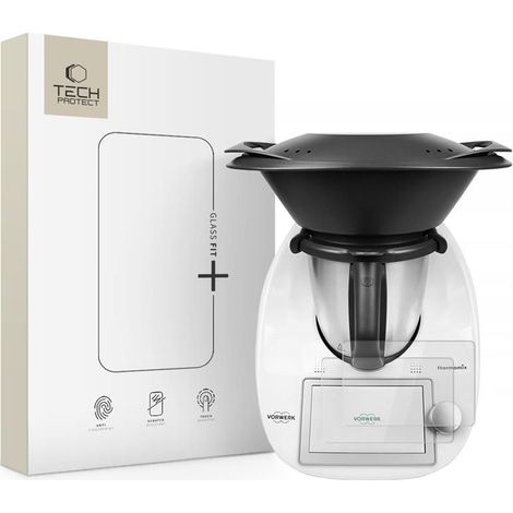 Vetro temperato trasparente per schermo Thermomix TM6 - 2 pezzi. (1/2)
