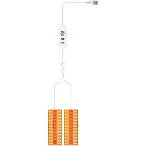 Les Plantes à Complet Élèvent la Lumière Lampe LED Marche/Arrêt Automatique Lumière Du Soleil Lampe de Culture Quantique 2 Brochettes (1/4)