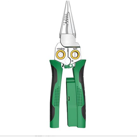 Pince à dénuder 8 en 1 en acier inoxydable avec pince à bec fin et pince d'électricien (1/4)