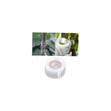 Nastro autoadesivo per innesti di alberi da frutto, pellicola trasparente per innesti, accessori per attrezzi da giardinaggio (8 cm) - Crezuo