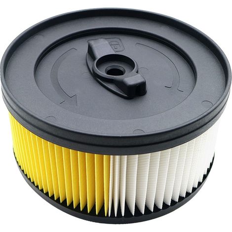 Nano Patronenfilter Rund-Filter ersetzt 6.414-960.0 für Kärcher WD4 WD5 WD4.200 WD4.250 WD4.290 WD4.500 WD5.200M WD5.300 WD5.300M WD5.400 WD5.450 - 1 Stück (1/2)