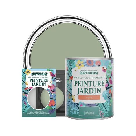 Peinture Jardin, Finition Satinée - Vert Kaki (1/3)