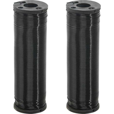 200 m Fil de Fer pour Fleurs 0,67 mm Fil d'emballage Fil Floral Galvanisé Fil de Fer Fleuriste Fil de Fer Recuit Fil de Jardin Noir pour Attacher des Fleurs et des Plantes (100 m/Rouleau) (1/4)