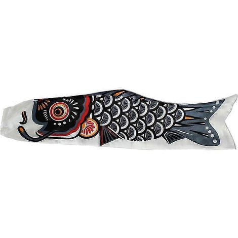 Manches à air japonaises pour carpes de 15 cm / 50 cm / 90 cm-50cm-Black (1/5)