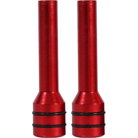 Alomejor Autotürschloßknaufnadling Covering Aluminium Alloy Decorative Effect Durable Lightweight for Automatic Security (red).