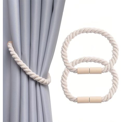 Magnetische Gardinenhalter, 2er-Set, für die Dekoration von Zuhause oder Büro