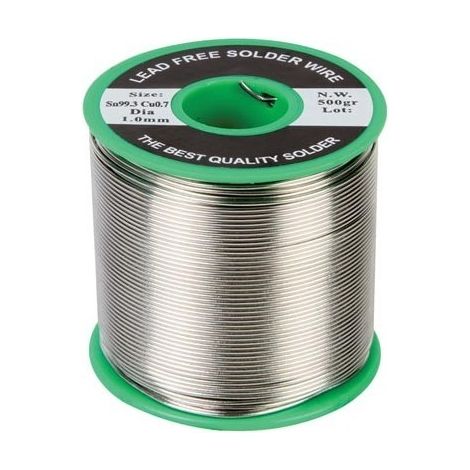 Soudure sans plomb sn 99 3% - cu 0 7% 1mm 500g