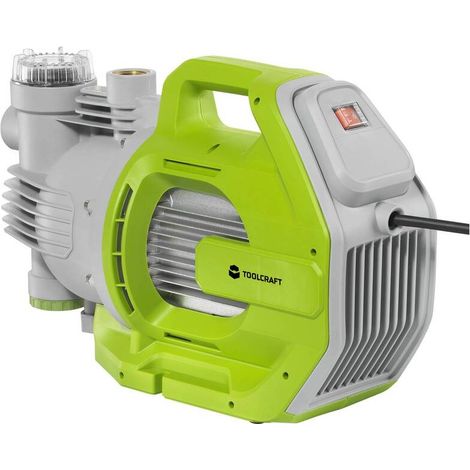 [NEUWERTIG] B-Ware Toolcraft Gartenpumpe 7000l/h 53m Förderhöhe Handpumpe Bewässerungssystem 230V
