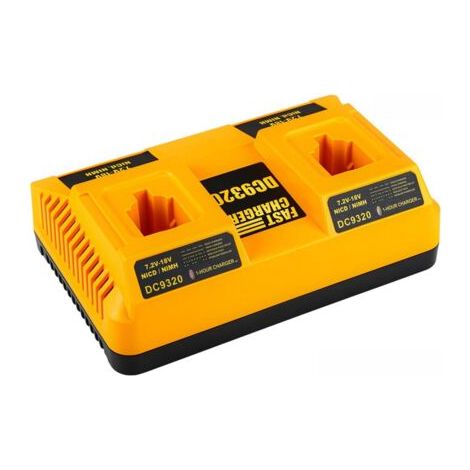 Applicable DC9310 DC9320 Dual Port Ladegerät für Dewalt 18V 14.4V 7.2V XRP Akkus für Dewalt NI-CD NI-MH Akku DC9096 DC9098 DC9099 DE9057 DW9096 DW9094 DW9072 für Dewalt Batterieladegerät (1/5)