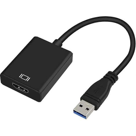 Adaptateur USB vers HDMI, adaptateur USB 3.0 / 2.0 vers HDMI, prend en charge la Full HD 1086P. (1/5)
