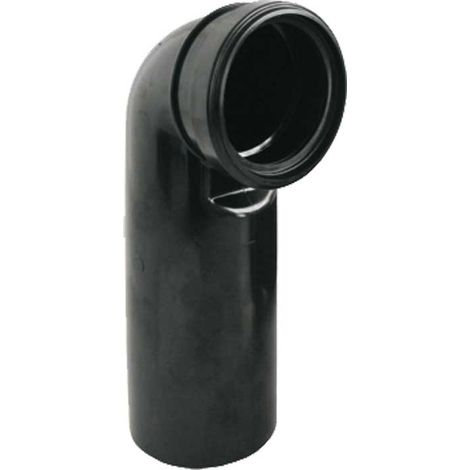 CURVA TECNICA 90° A INNESTO PER VASO SOSPESO CON GUARNIZIONE Ø90 mm