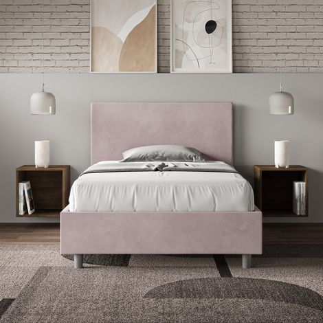 Letto Singolo 90x210 cm Senza Rete Adele Glicine (1/3)