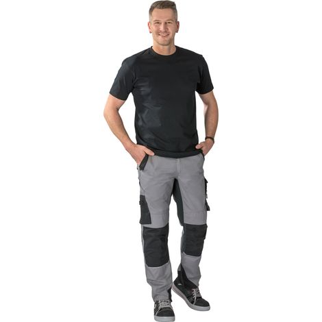 Arbeitshose Herren Bundhose zink/schwarz Größe 62 (1/5)