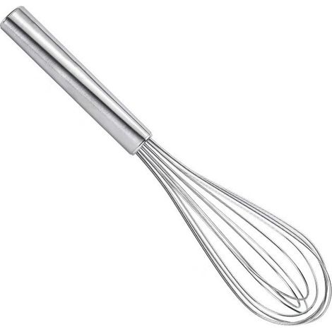 (Silber, 30 cm) Schneebesen, Edelstahl-Schneebesen, Profi-Schneebesen, Küchenutensil, Edelstahl (1/5)
