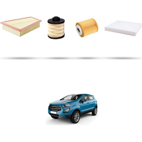Kit tagliando 4 filtri compatibile con Ford Ecosport 1.5 tdci 92kw dal 2017 (1/5)