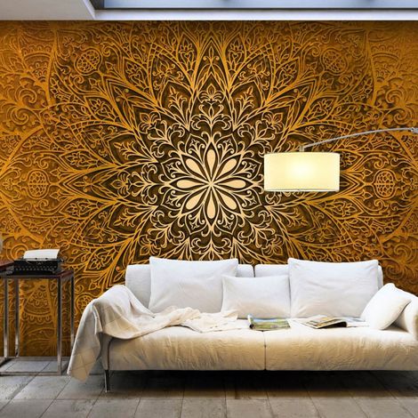 Papier peint cercle sacré - 350 x 245 cm