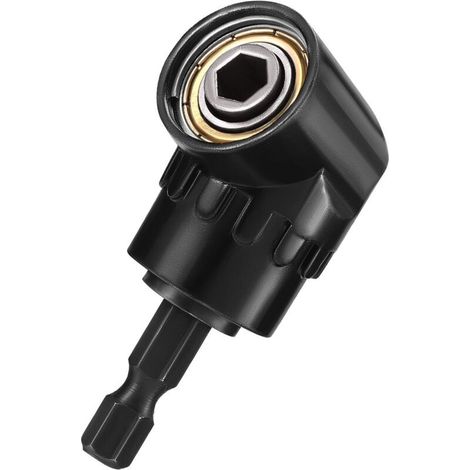 Embout de perceuse d'angle 105 ° à angle droit adaptateur de fixation pour percer des espaces étroits (1/4)