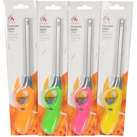 Briquet à rallonge pour la cuisine, briquet d'extérieur, allume-gaz à long manche, outil d'allumage pour barbecue