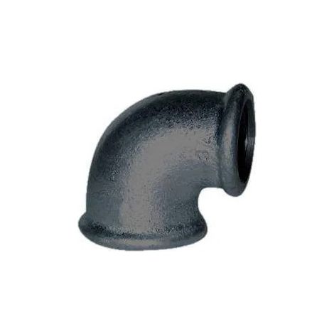 Winkelstück verformbar 90° schwarz, 20x27, weiblich