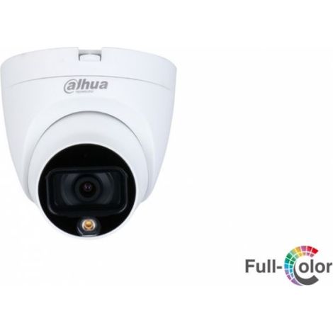 Dahua HAC-HDW1209TLQP-LED Telecamera Dome 2 mpx HDCVI a colori 2.8mm Full Color