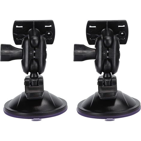 Support à Ventouse pour Navigateur GPS de Voiture, 2 Pièces, Puissance D'aspiration Forte Réglable à 360 Degrés pour Support D'enregistreur de Conduite, Résistance aux (tête à (1/5)
