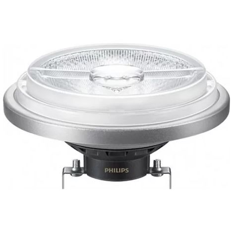 Philips 514986 MASTER LED spot LV AR111 - 15W - 3000K - 24°- Rond - Blanc - Dimmable (1/6)