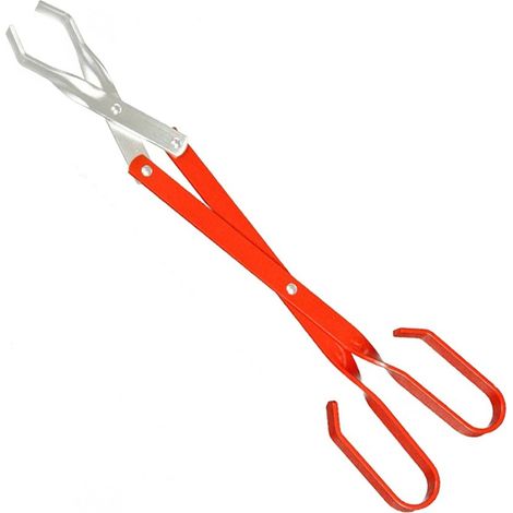 Pinces À Bûches - En Aluminium - 40 Cm - Pour Cheminée Barbecue Camping - 1 Pièce (1/5)