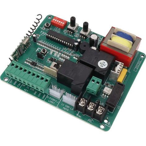 Tableau de Commande de Moteur de Porte, Tableau de Commande de Moteur de Portail Coulissant Sensible 220 V pour Garage