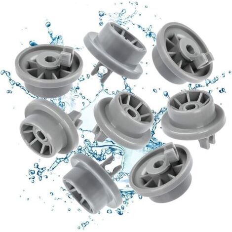 Dishwasher Casters Set of 8 Lower Basket Casters Dishwasher Basket Caster Dishwasher Casters for Lower Basket with Most Dishwashers (1/4)