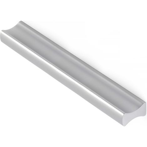 Blister con 5 asas de aluminio con acabado anodizado mate, dimensiones:120x9x17mm y entrepuntos:96mm - (1/5)