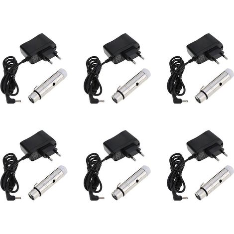 Récepteur sans fil XLR femelle 6X pour éclairage LED de scène et de fête, contrôleur DMX512 2,4 GHz ISM (1/5)