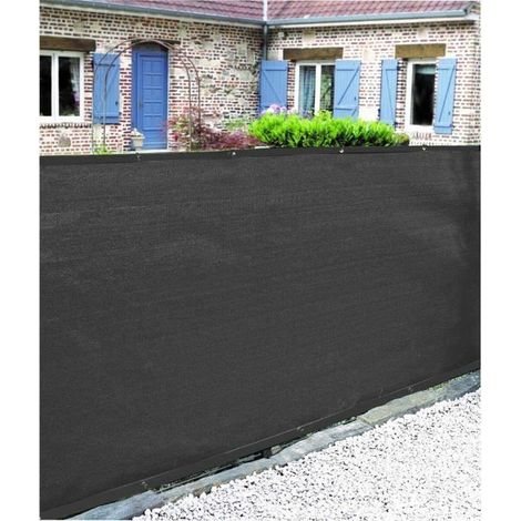 Nature Sichtschutz Anthrazit 1 m x 3 m HDPE Sichtschutz 5/5