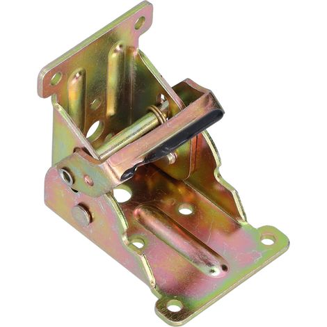 Charnière à pied pliable autobloquante à 90° pour meubles de fenêtre, avec finition nickelée. (1/5)