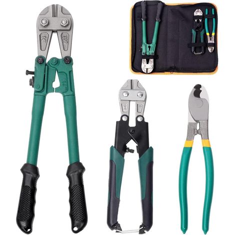 Coffret 3 coupe-boulons et coupe-câbles haute levier, 20-35 cm (1/5)