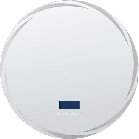 LED Bathroom Mirror TANAY 60 cm 60 cm with Built-In Bluetooth Speaker Silver (1/5)