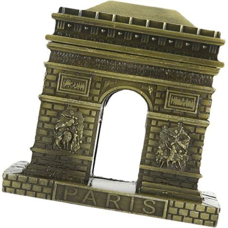 décorative en métal doré d un arc de triomphe de style