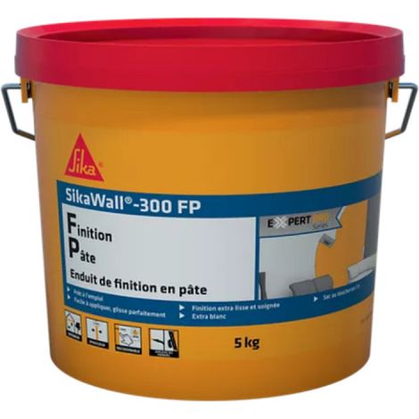 Enlucido de acabado en pasta SIKA SikaWall-300 - Blanco - 5kg